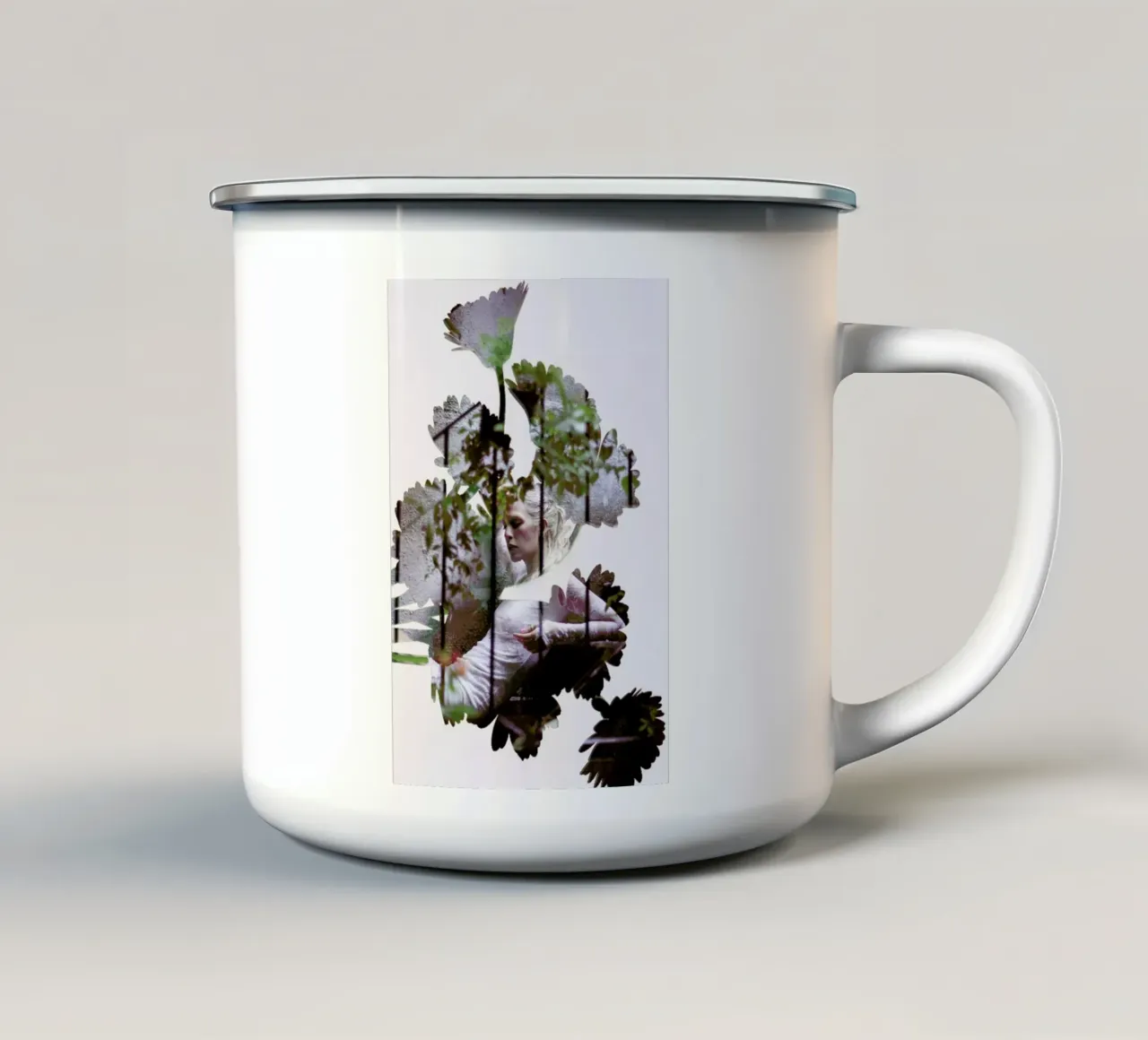 Handfull of nature tazza in smalto da Ana Topoleanu