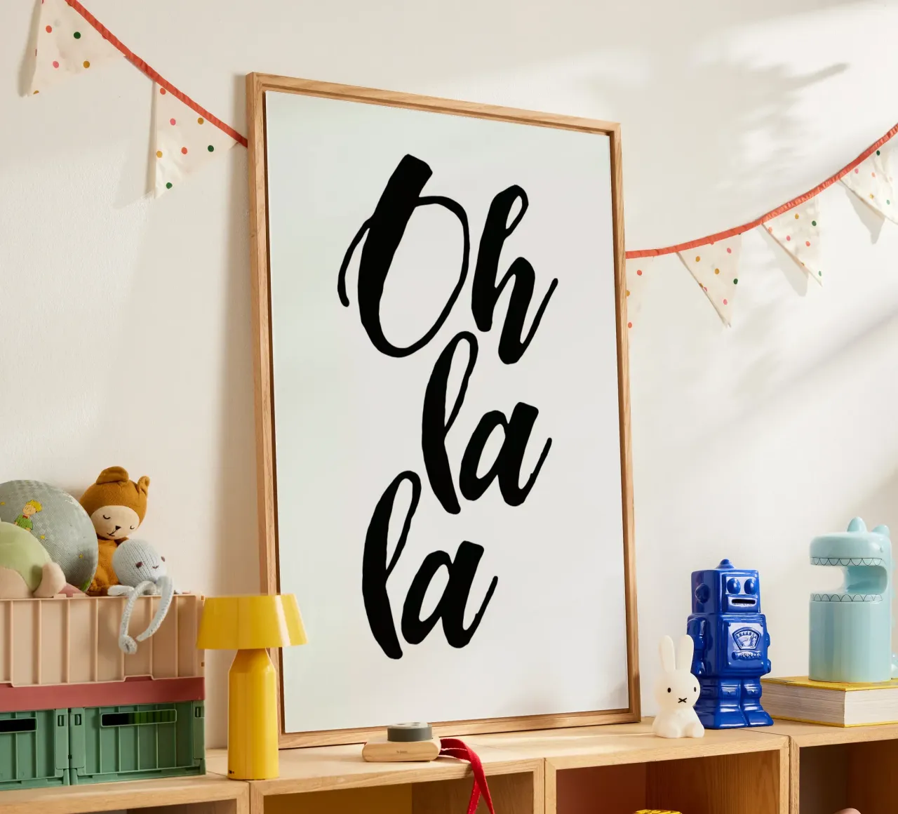 Oh la la plexiglass da typed