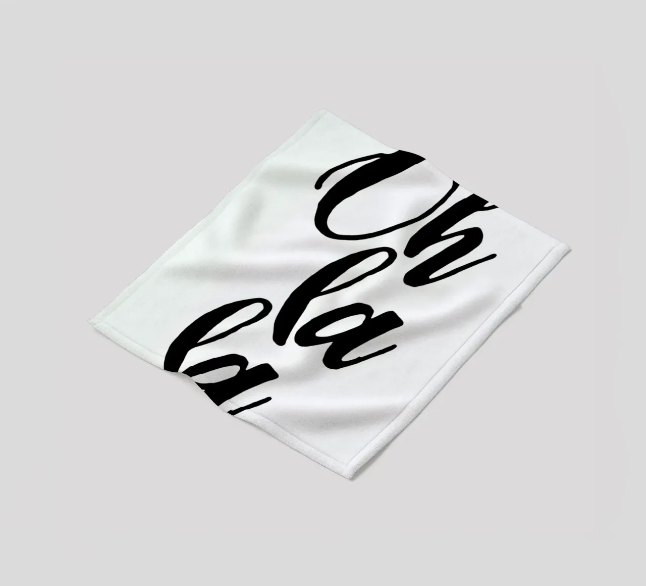 Oh la la fleece blanket by typed