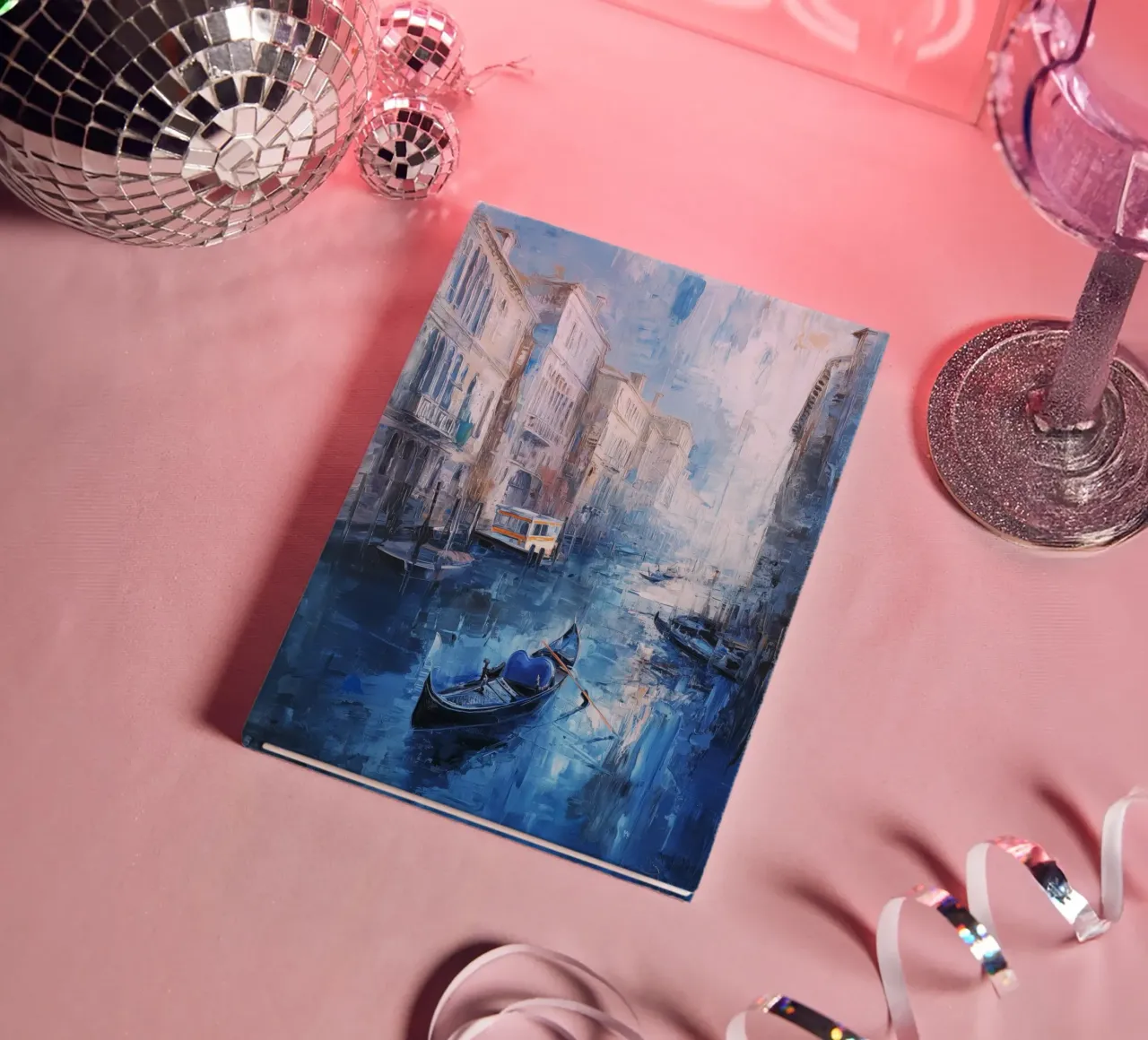 Venice in blue notebook by Imagine