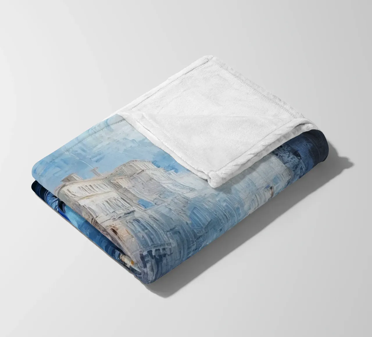 Venezia in blu coperta in pile da Imagine