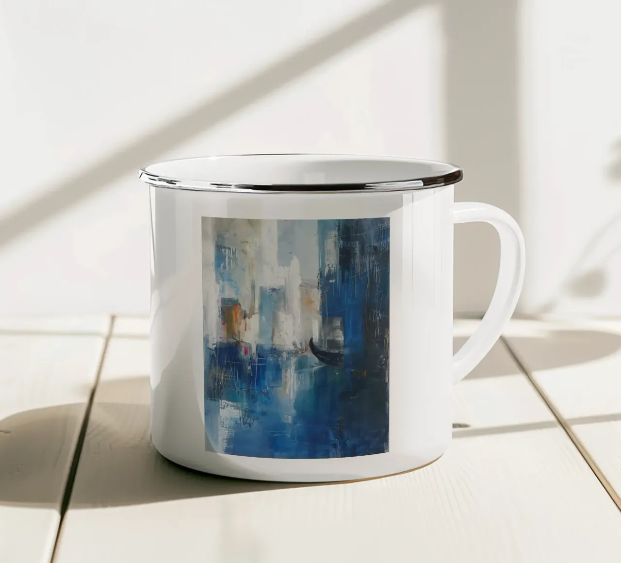 Venezia astratto tazza in smalto da Imagine