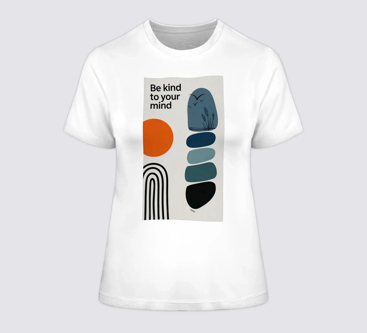 BE KIND TO YOUR MIND t-shirt ajusté pour femmes de 20 Farben