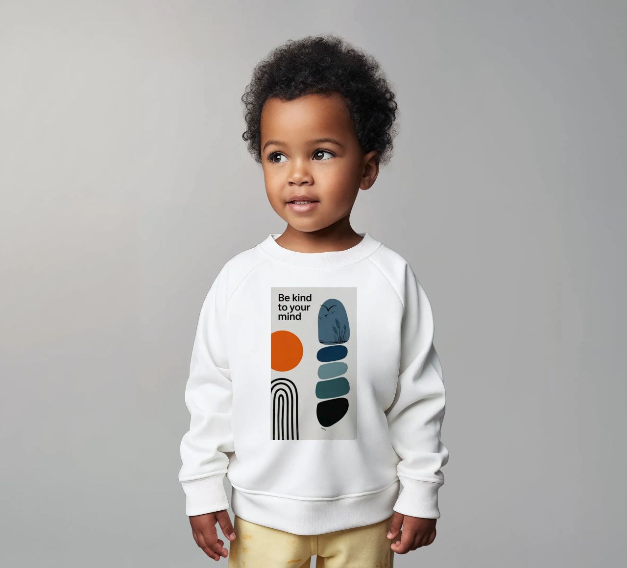 BE KIND TO YOUR MIND sweat pour bébé de 20 Farben