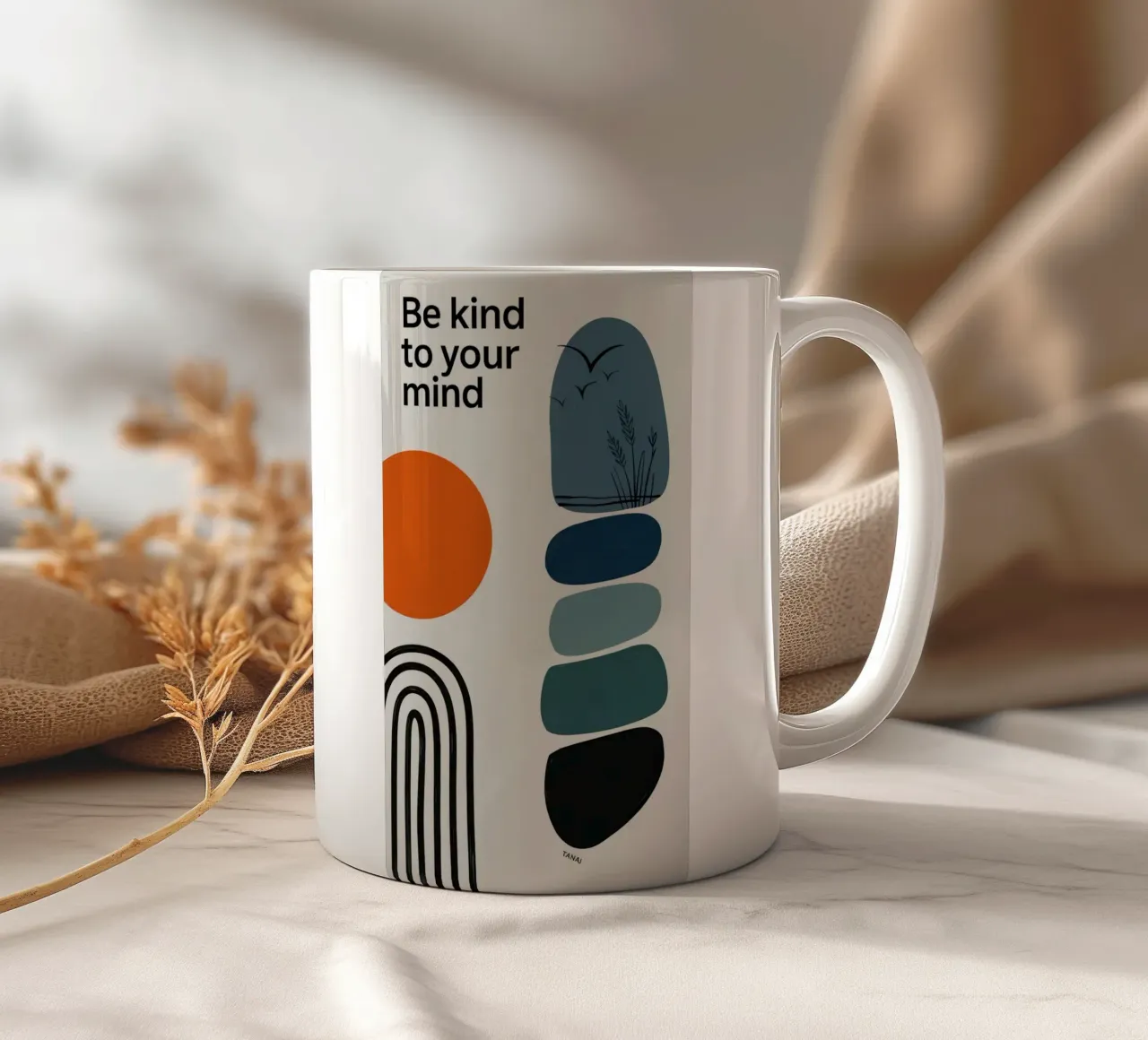 BE KIND TO YOUR MIND tazza in ceramica da 20 Farben