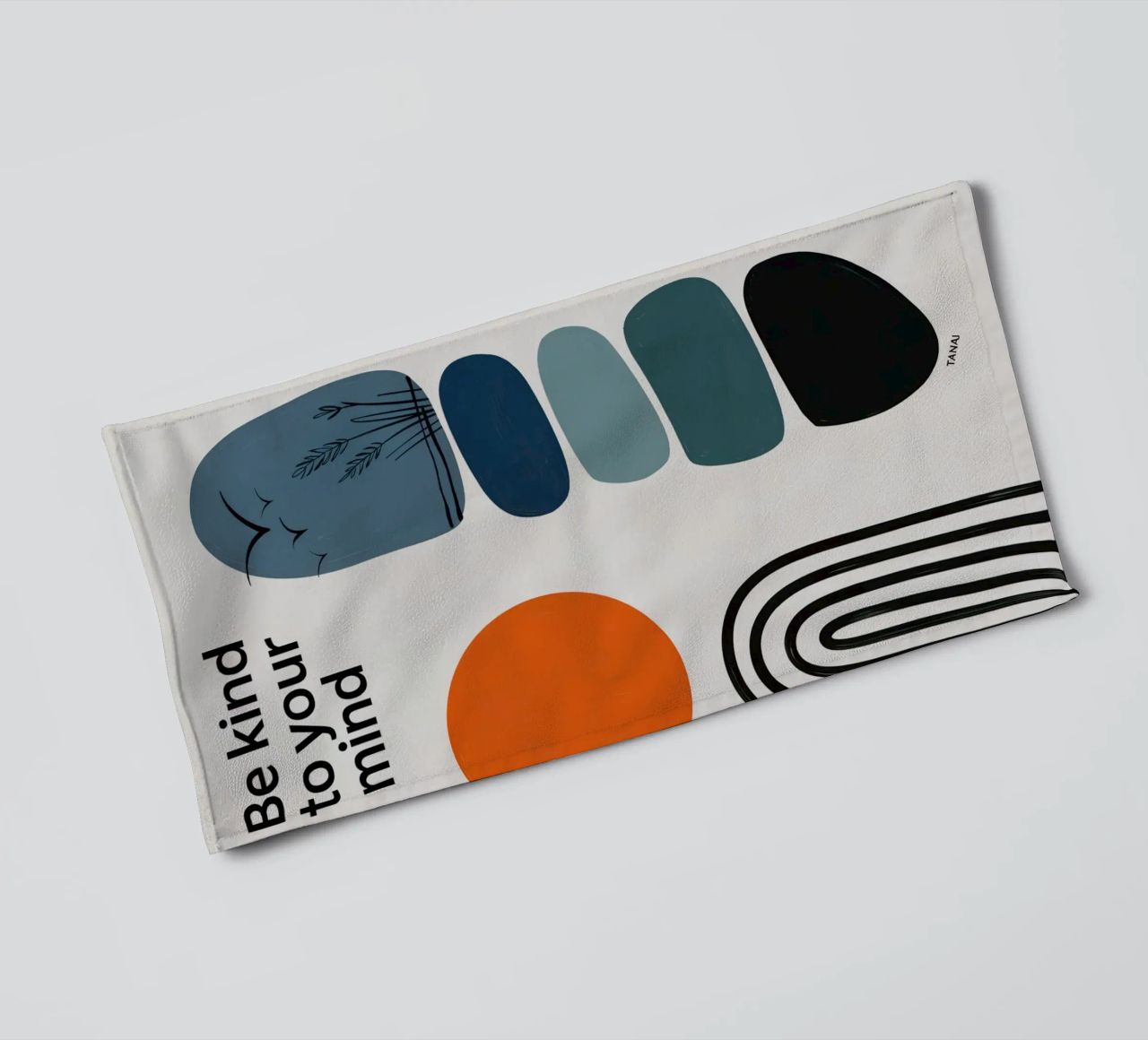 BE KIND TO YOUR MIND serviette de bain de 20 Farben
