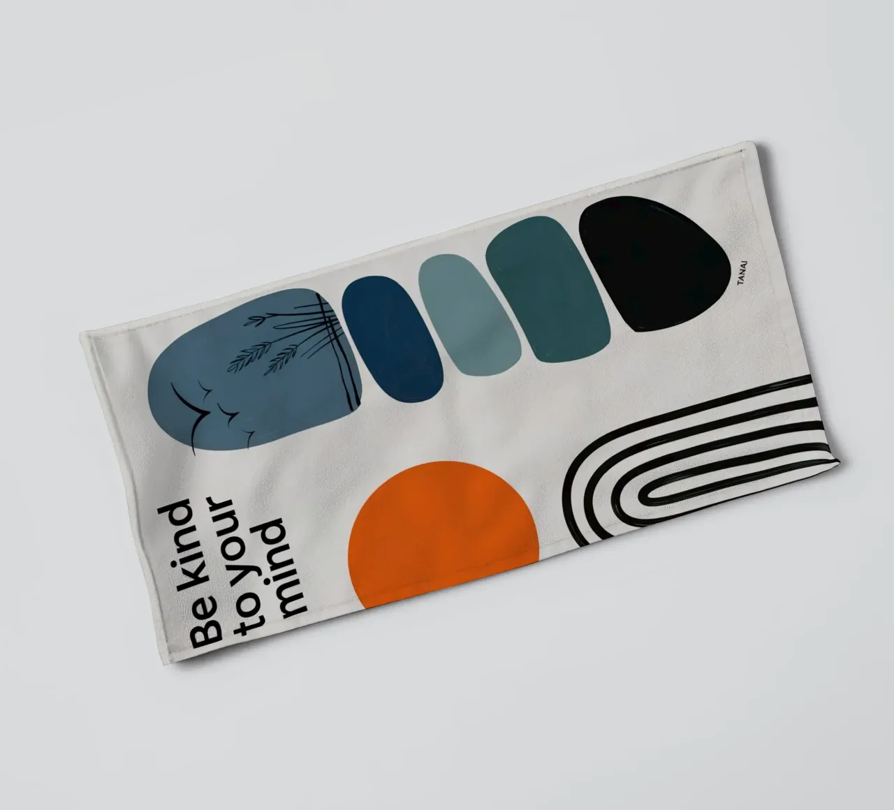 BE KIND TO YOUR MIND asciugamano da bagno da 20 Farben