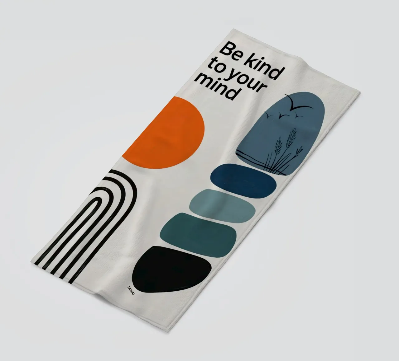 BE KIND TO YOUR MIND telo mare da 20 Farben