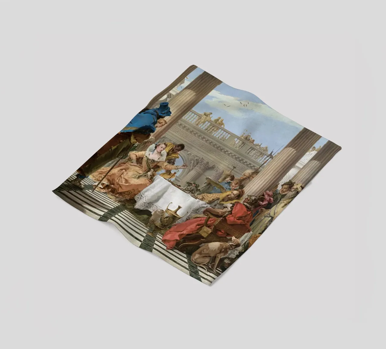 Giovanni Battista Tiepolo - Le banquet de Cléopâtre plaid polaire de Wirla