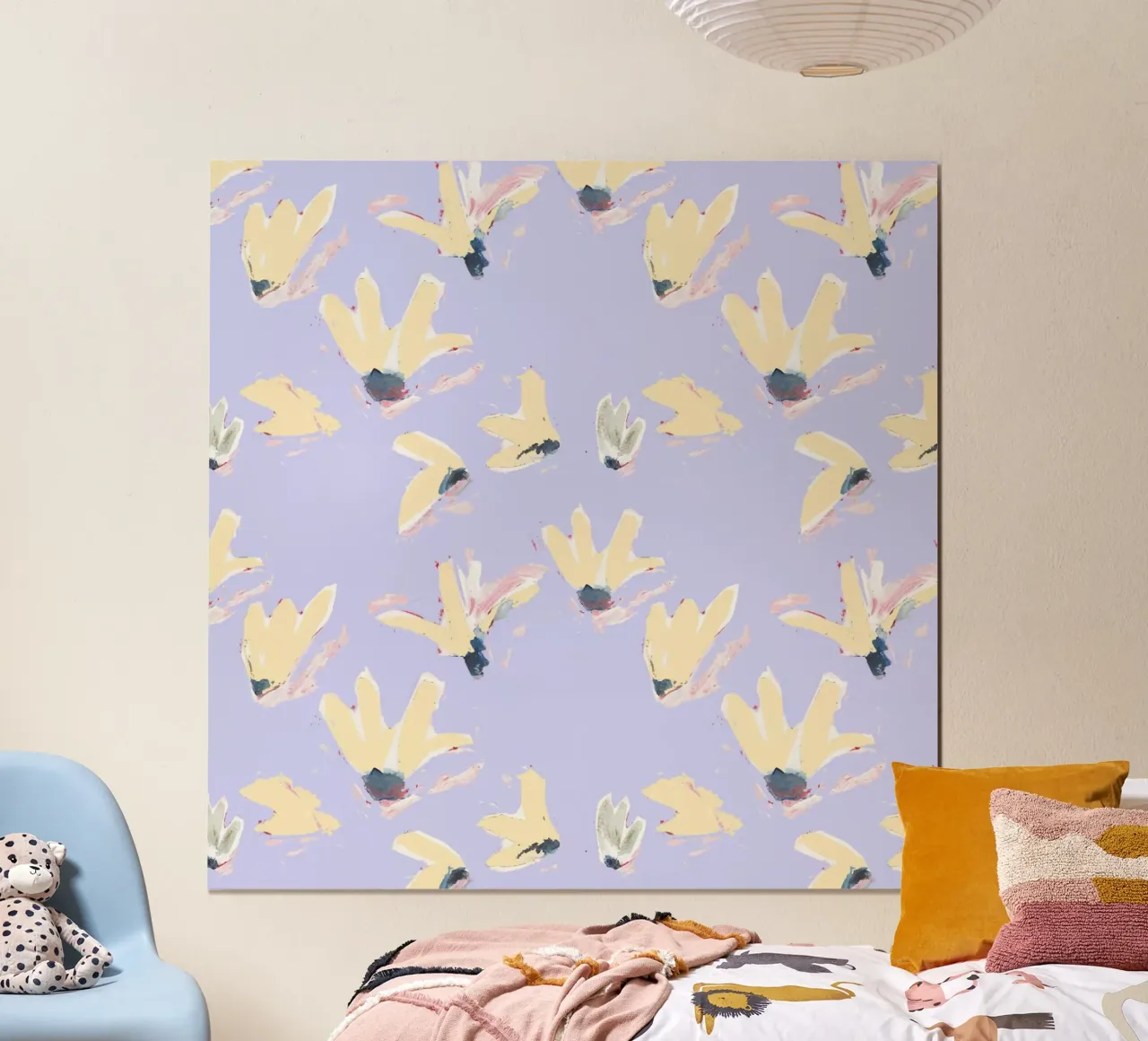 Blumen Flieder Hahnemühle von Miriam Dück Pattern Design & Art