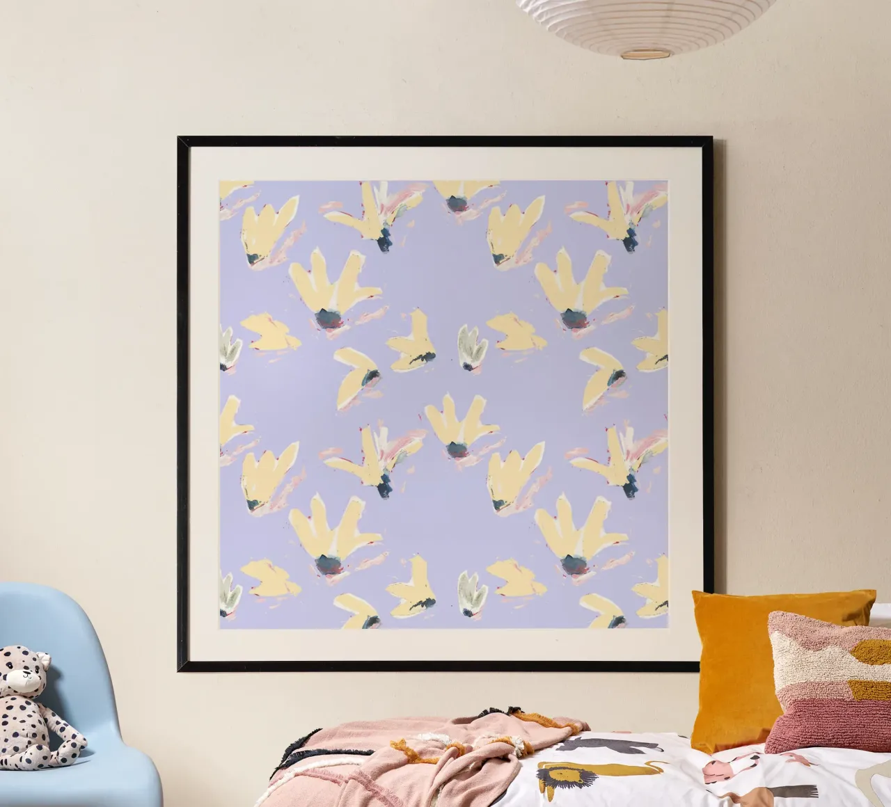 Blumen Flieder Hahnemühle von Miriam Dück Pattern Design & Art