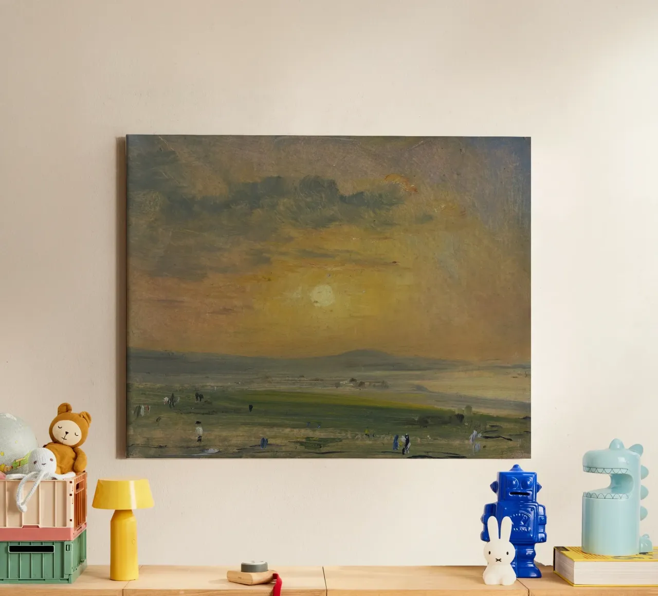 John Constable Kunst canvas met Baklijst van Brooke