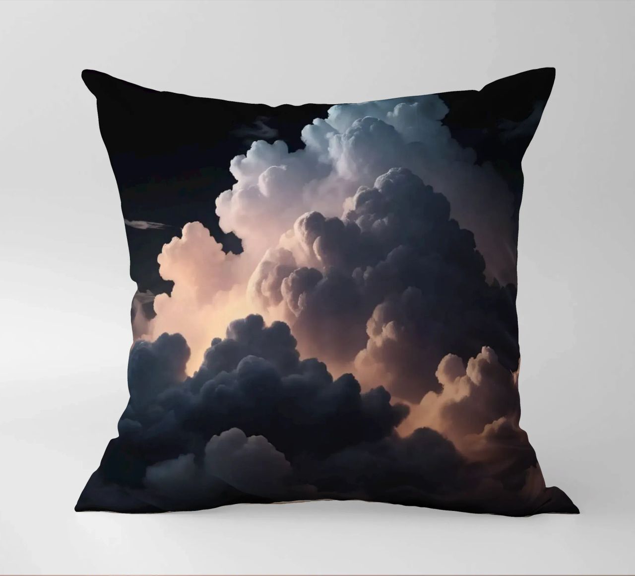 cloud formation creates a stunning abstract background decorative cushion by DesignDoodle