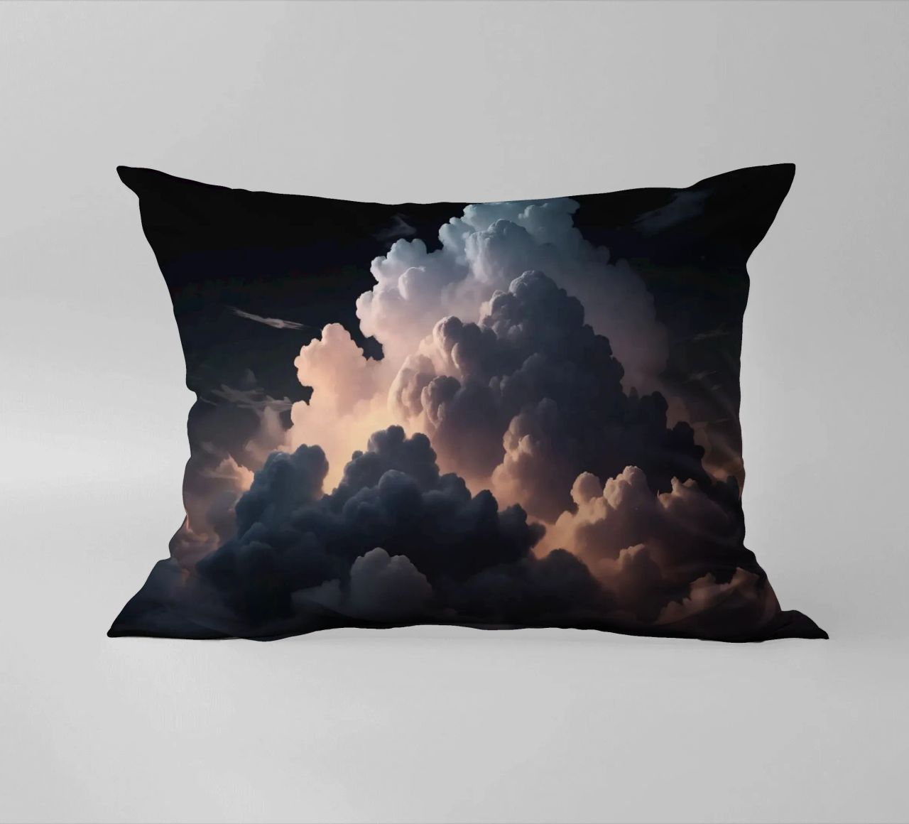 cloud formation creates a stunning abstract background decorative cushion by DesignDoodle