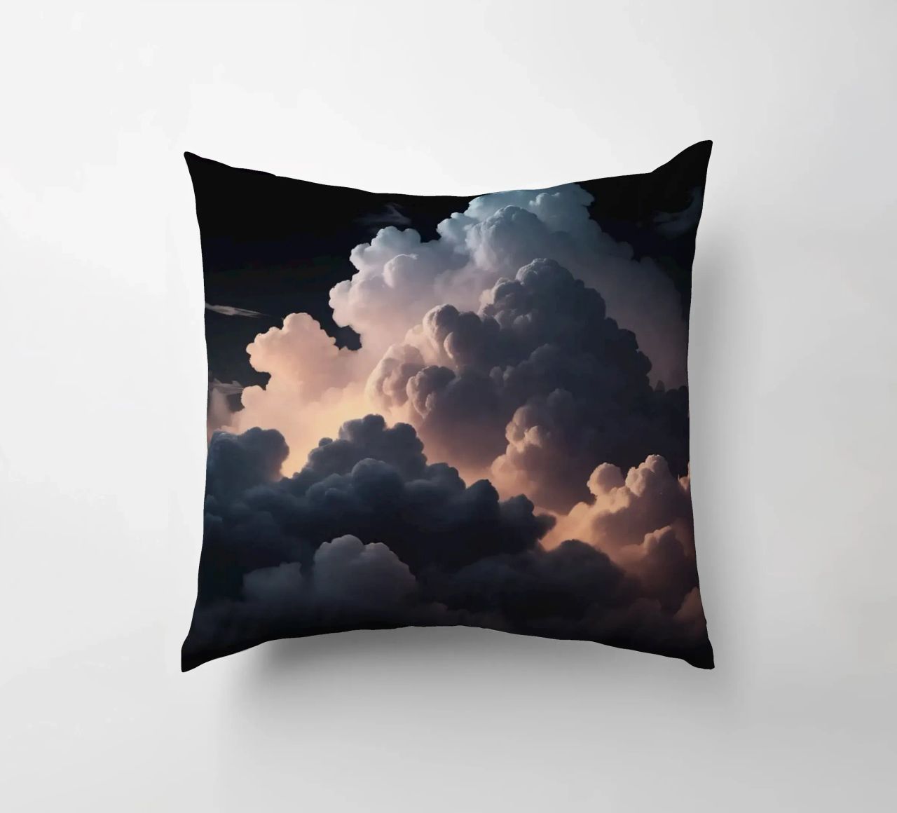 cloud formation creates a stunning abstract background decorative cushion by DesignDoodle