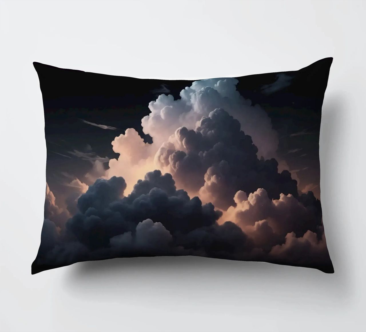 cloud formation creates a stunning abstract background decorative cushion by DesignDoodle