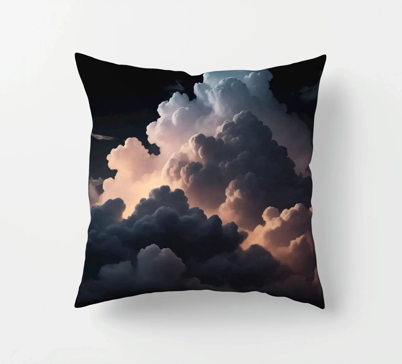 cloud formation creates a stunning abstract background decorative cushion by DesignDoodle