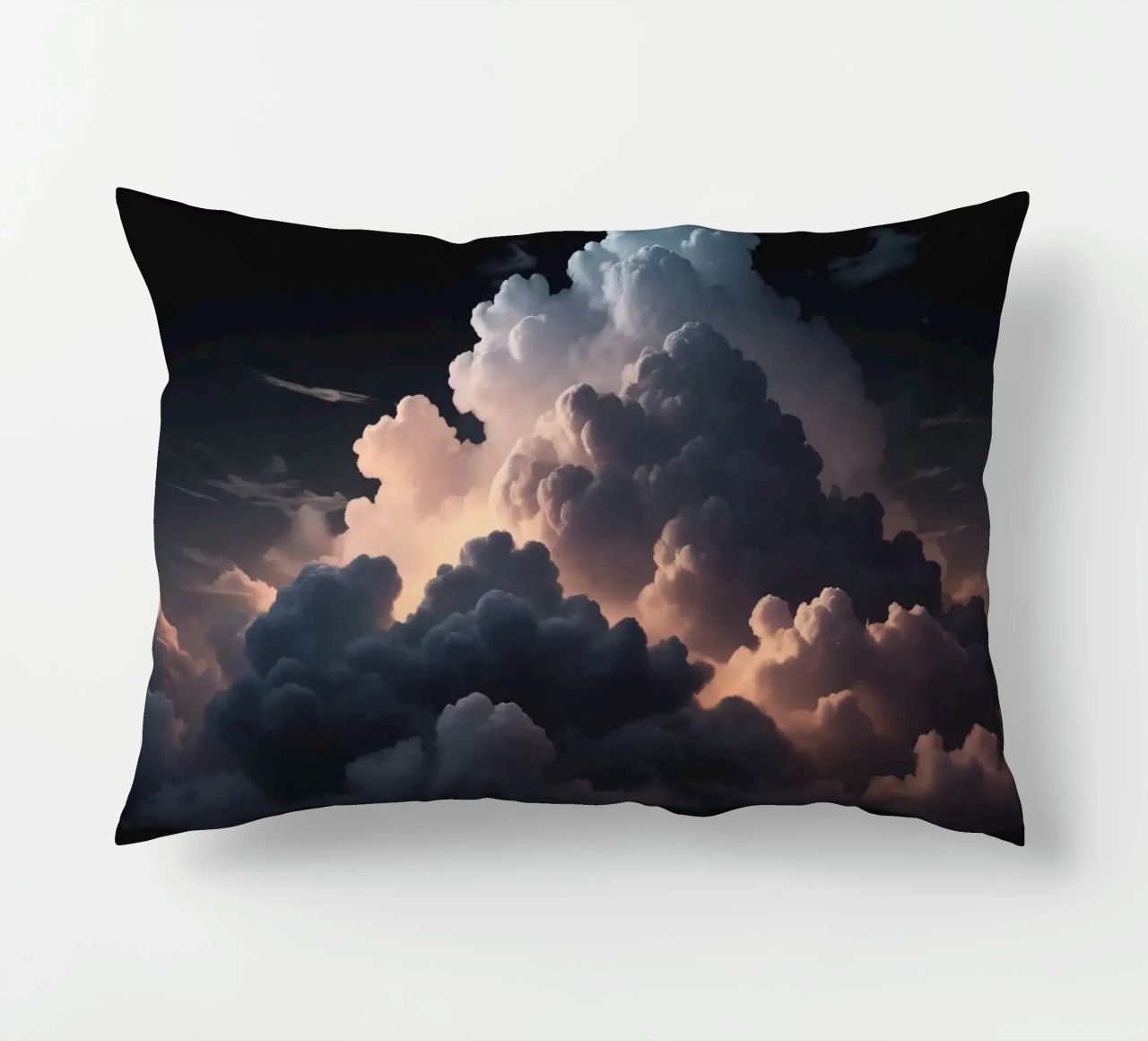 cloud formation creates a stunning abstract background decorative cushion by DesignDoodle