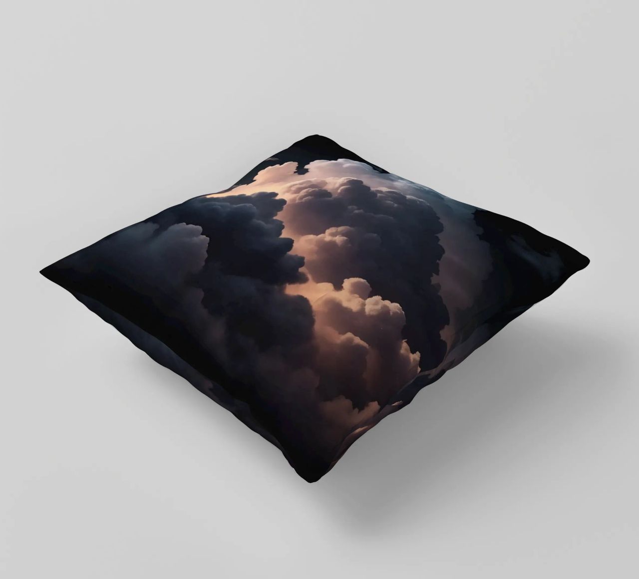 cloud formation creates a stunning abstract background decorative cushion by DesignDoodle