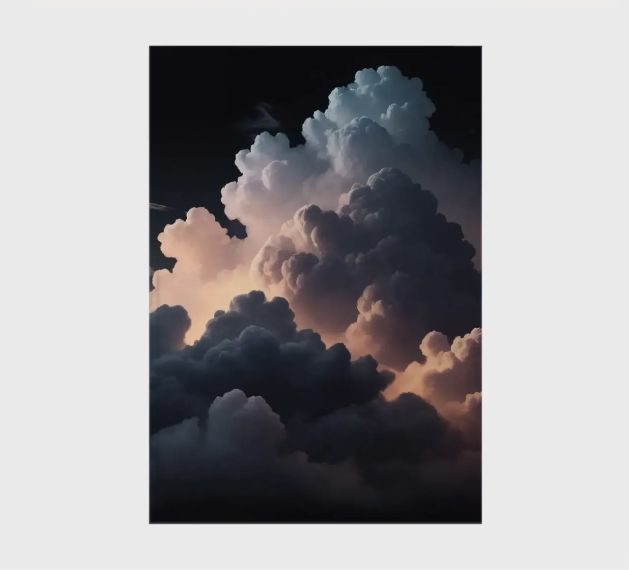 la formation de nuages crée un arrière-plan abstrait étonnant carnet de notes de DesignDoodle
