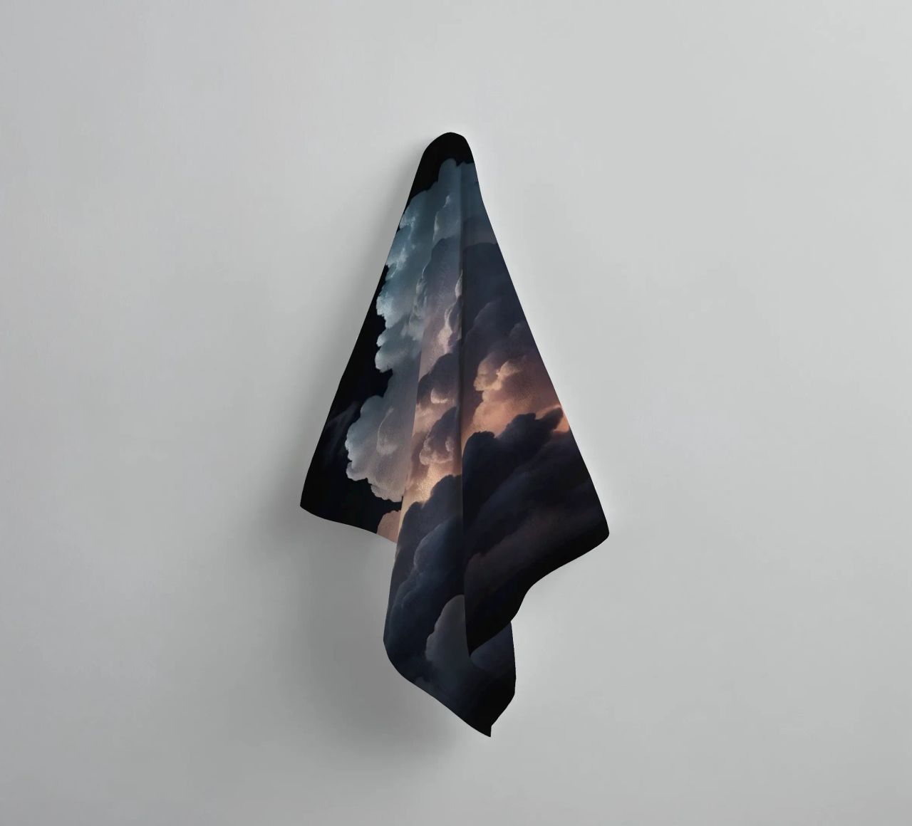cloud formation creates a stunning abstract background towel by DesignDoodle