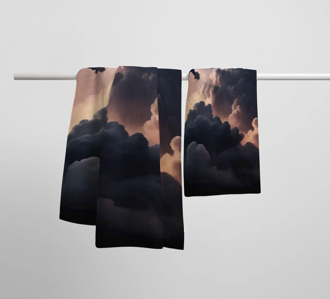 cloud formation creates a stunning abstract background towel by DesignDoodle