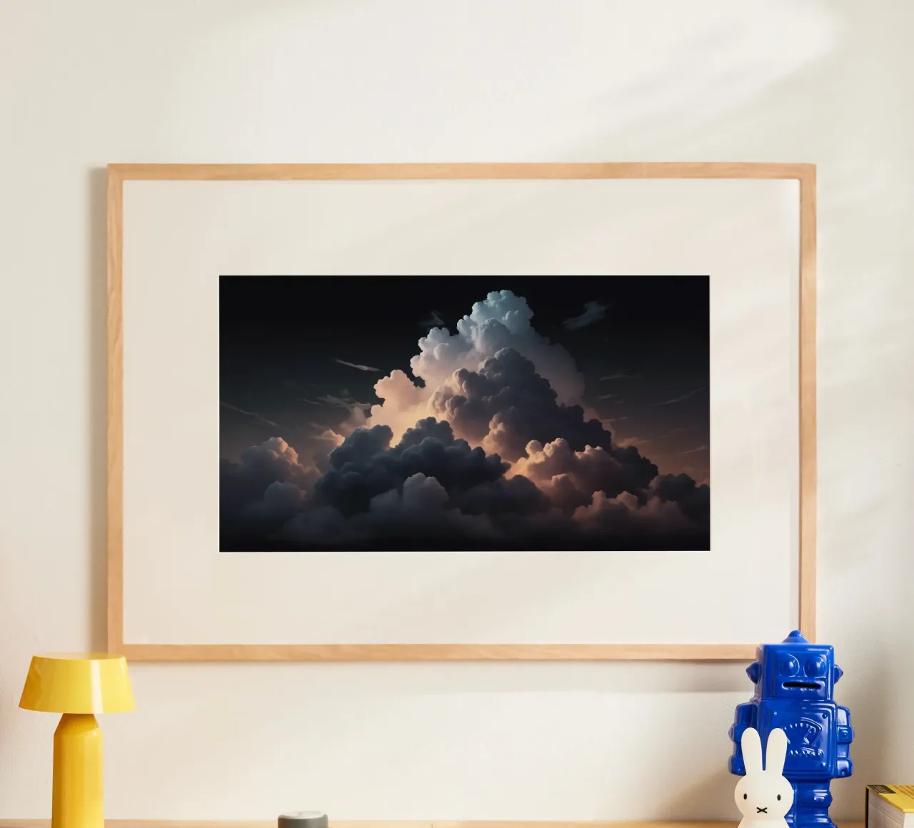 la formación de nubes crea un impresionante fondo abstracto hahnemühle de DesignDoodle