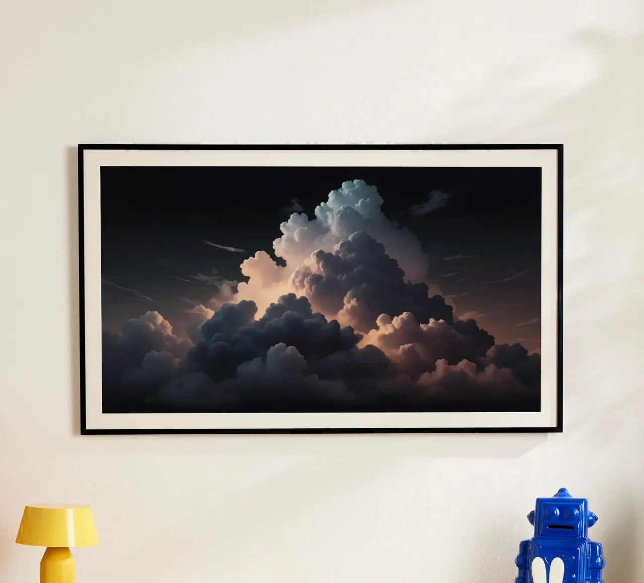 la formación de nubes crea un impresionante fondo abstracto hahnemühle de DesignDoodle