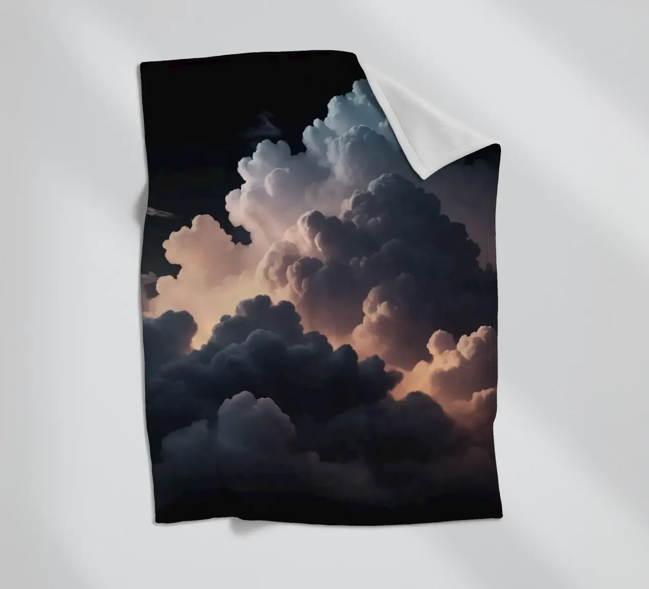 la formazione di nuvole crea uno splendido sfondo astratto coperta in pile da DesignDoodle
