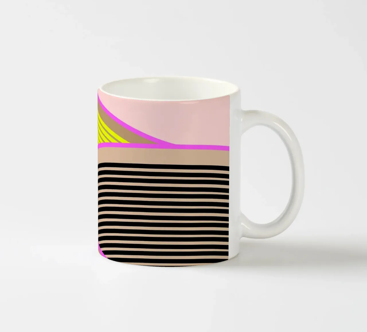 Tempi felici Campi Soleggiati tazza in ceramica da SilverPegasus