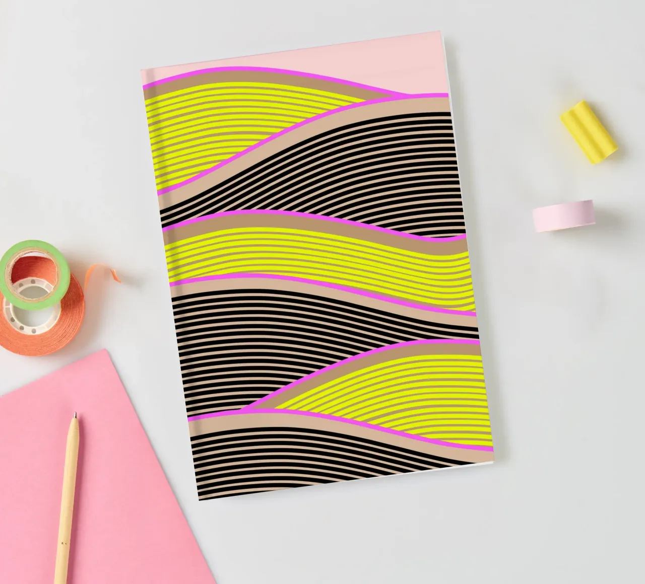 Happy Times Sunny Fields notebook by SilverPegasus