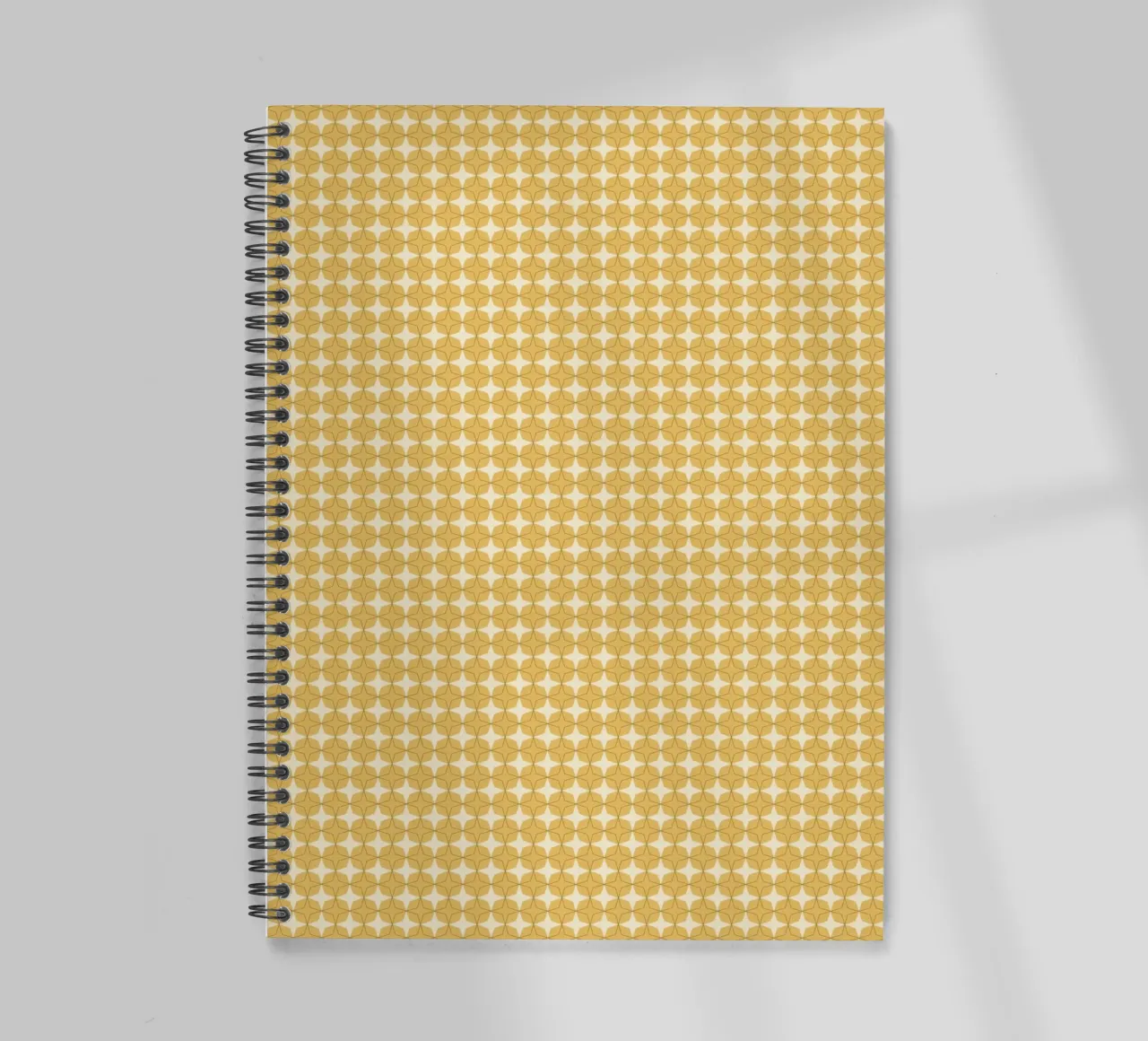 Harmony golden pattern spiral notebook by Little Dean