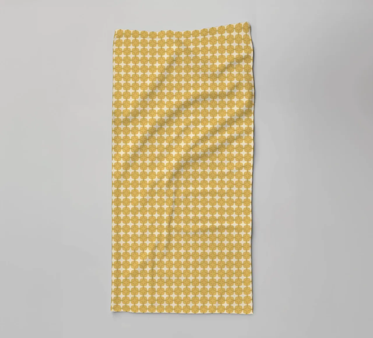 Harmony golden pattern towel by Little Dean