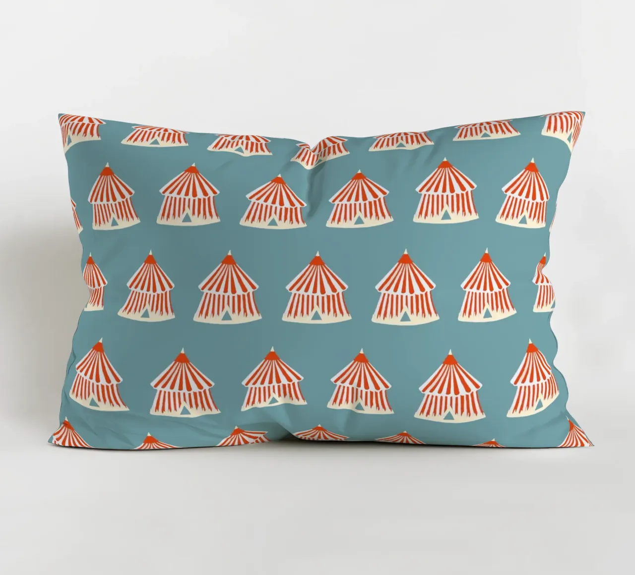 Zirkuszelt cuscino da Miriam Dück Pattern Design & Art