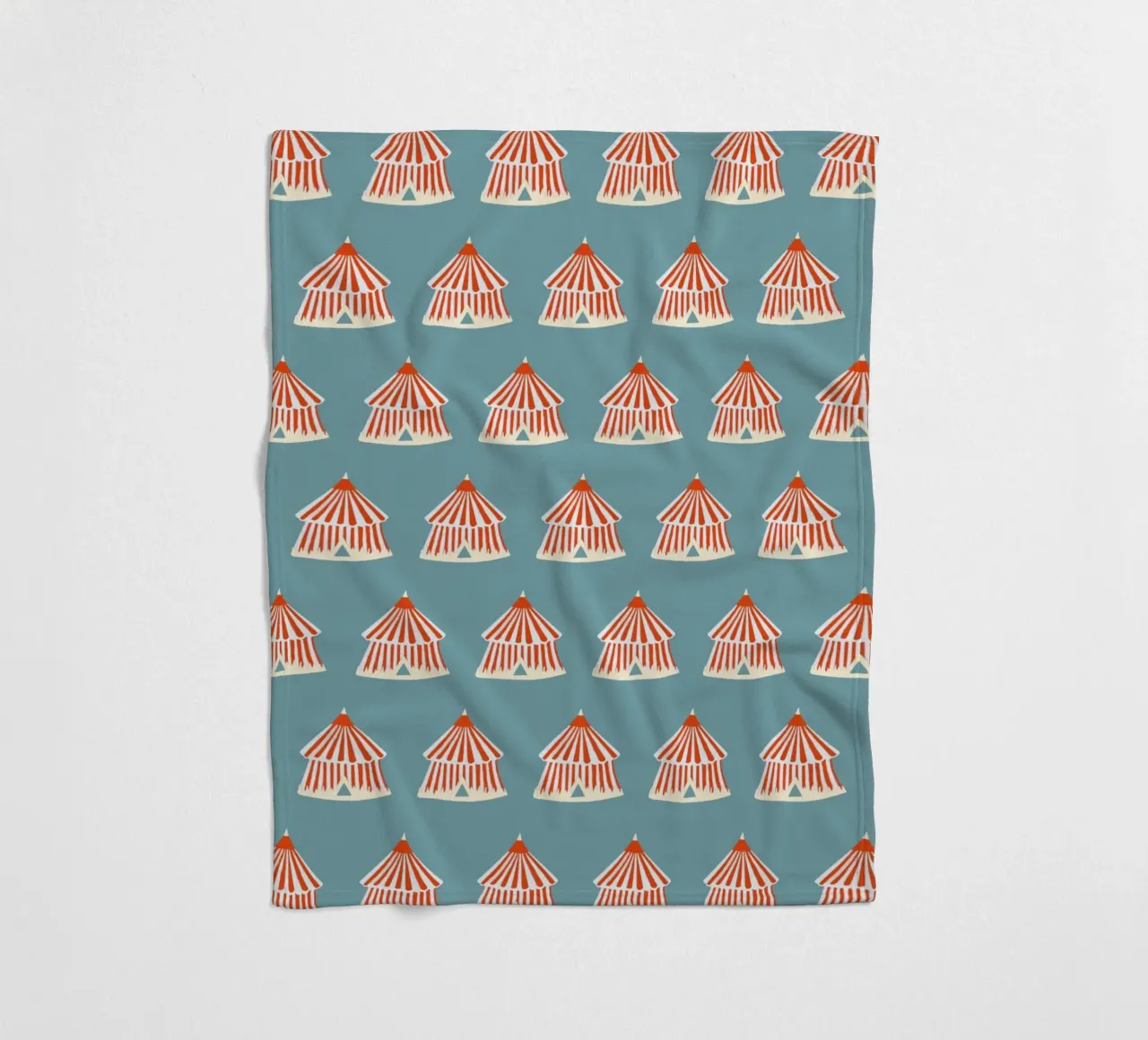 Zirkuszelt coperta in pile da Miriam Dück Pattern Design & Art