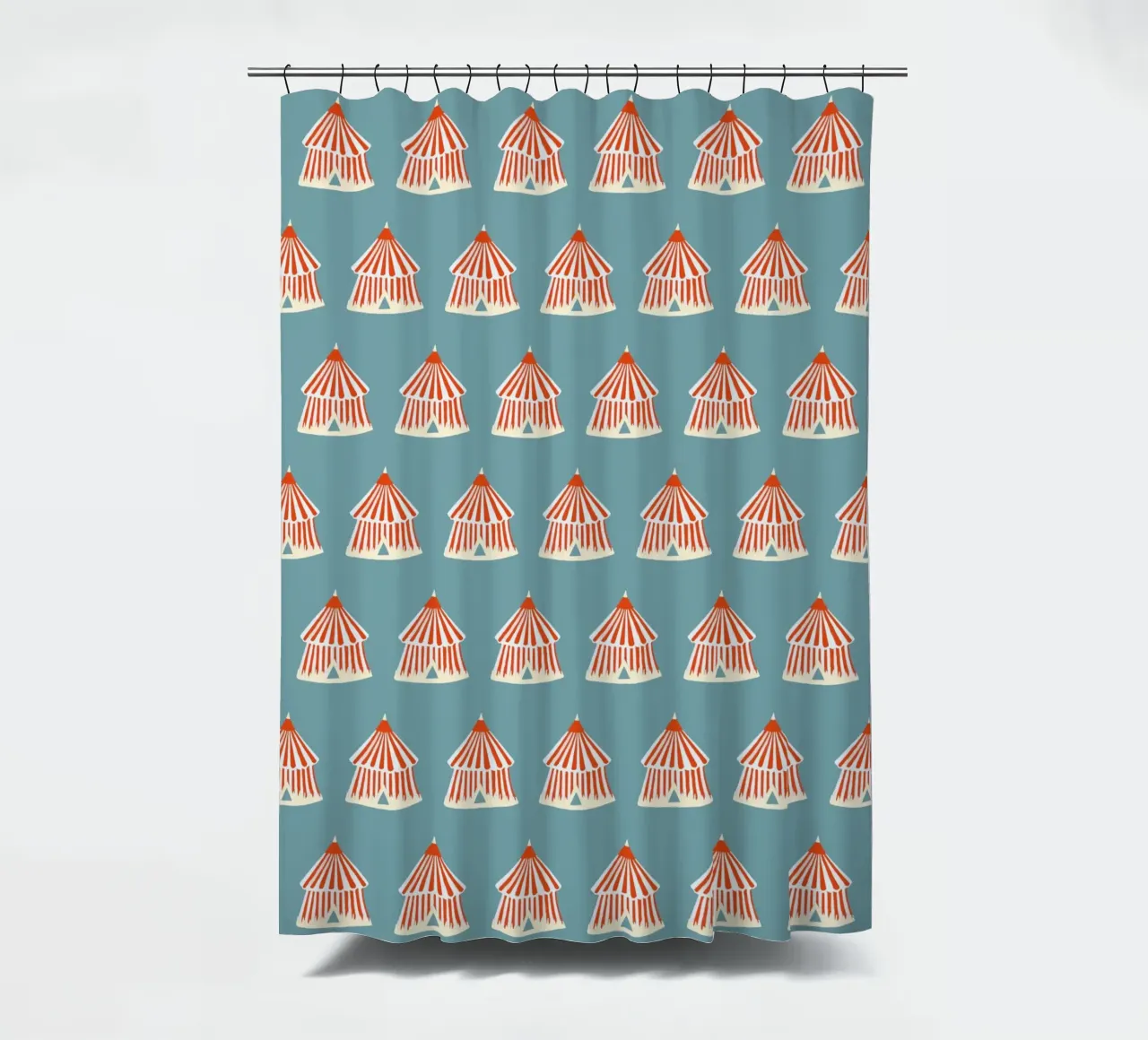 Zirkuszelt tenda da doccia da Miriam Dück Pattern Design & Art