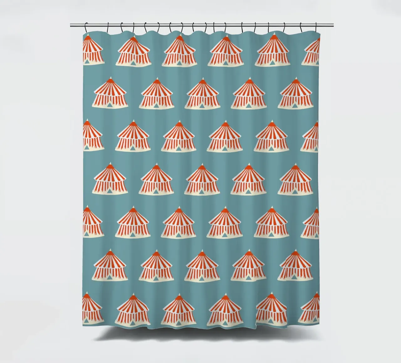 Zirkuszelt tenda da doccia da Miriam Dück Pattern Design & Art