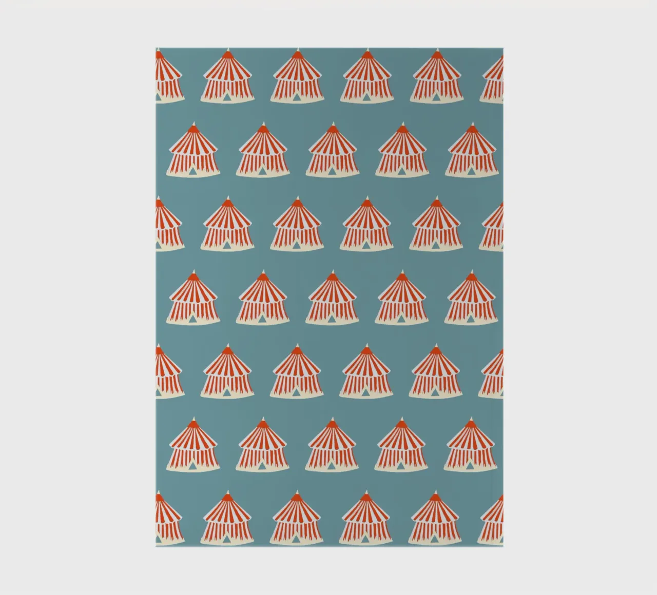 Zirkuszelt notebook by Miriam Dück Pattern Design & Art