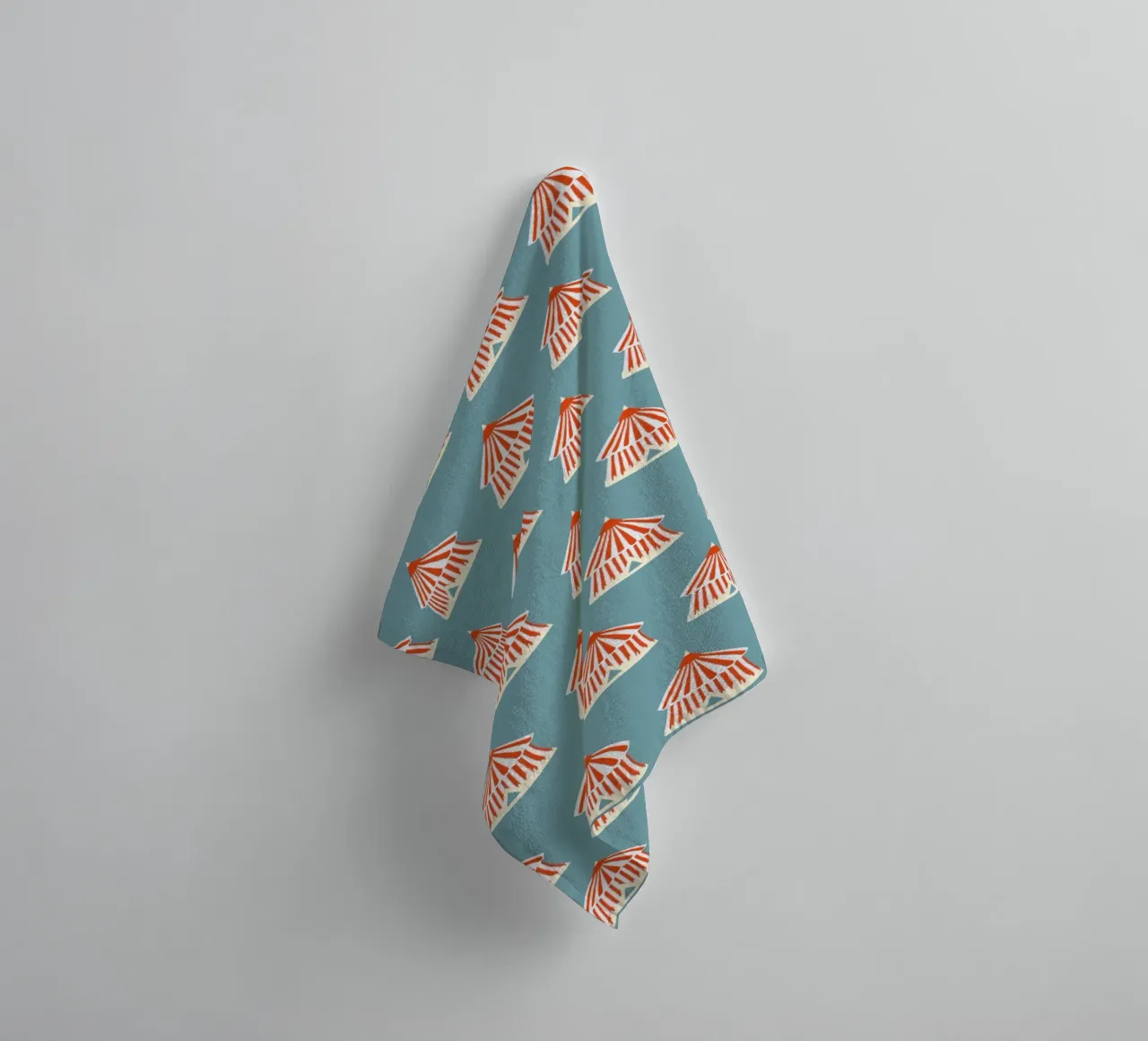 Zirkuszelt asciugamano da bagno da Miriam Dück Pattern Design & Art