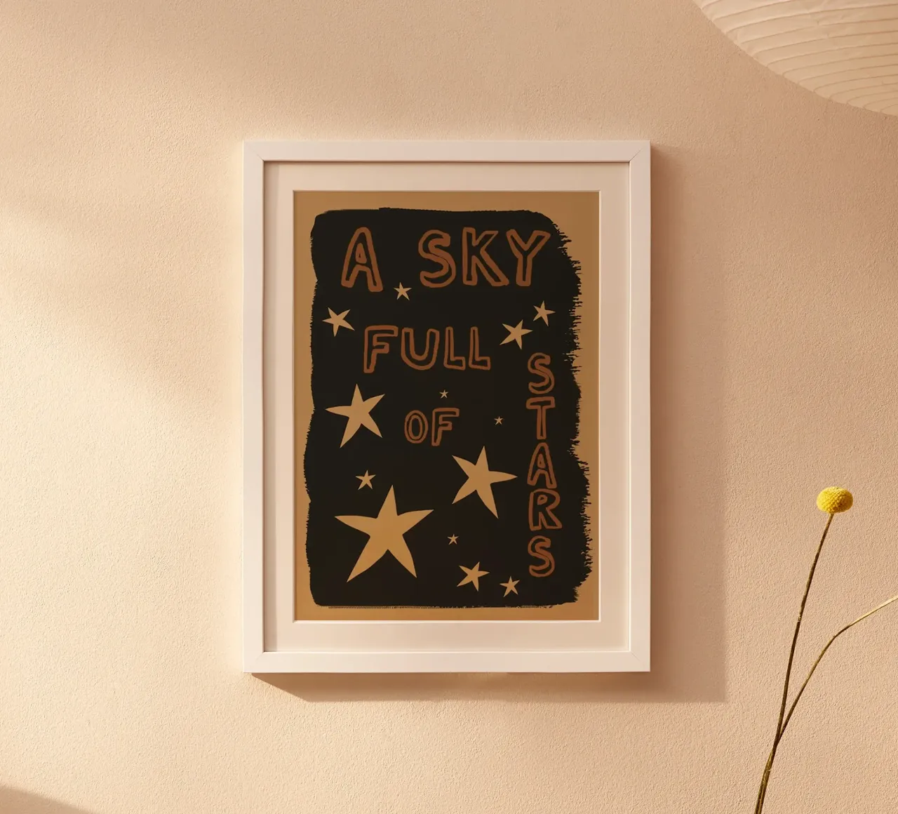 A Sky Full of Stars – Coldplay poster da Attaboy Dsgn