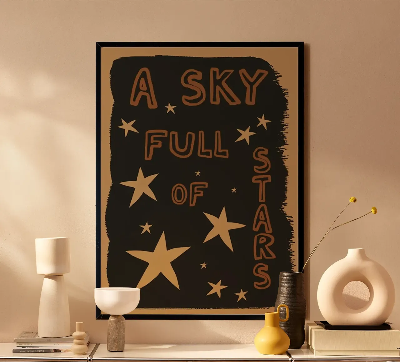 A Sky Full of Stars – Coldplay poster da Attaboy Dsgn