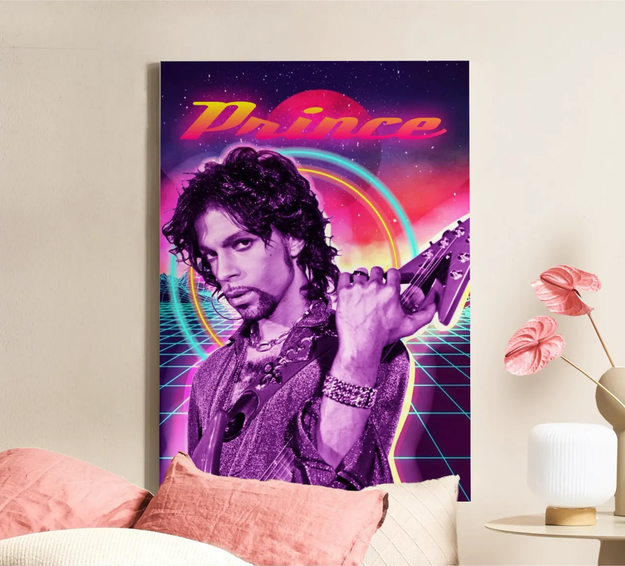 Prinz im Retrostil Leinwand von Lembayung art