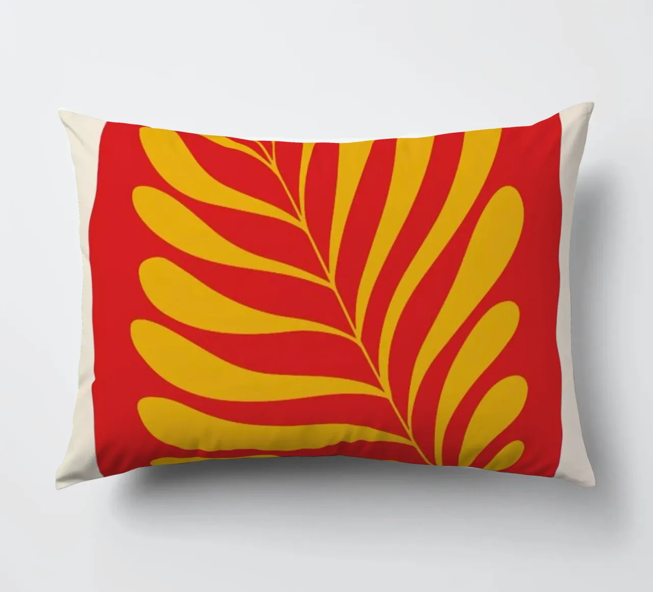 Fern in Red cuscino da Pure