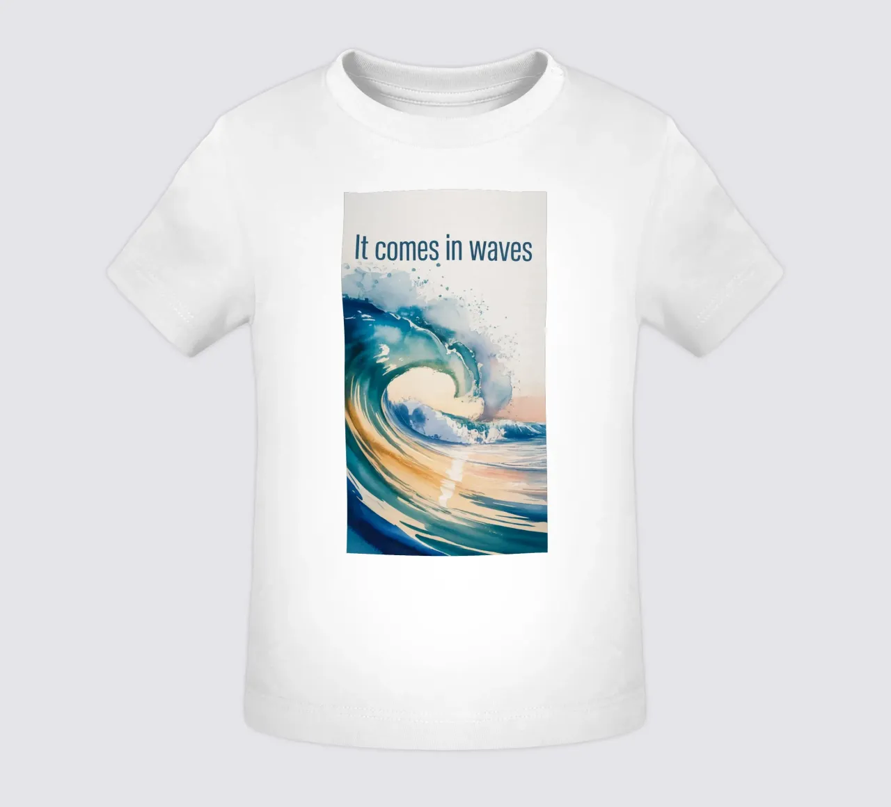 IT COMES IN WAVES maglietta neonato da 20 Farben