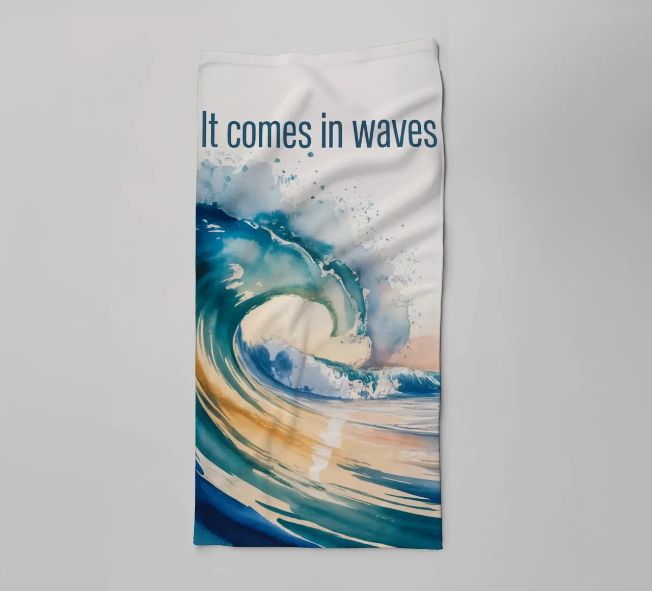 IT COMES IN WAVES asciugamano da bagno da 20 Farben