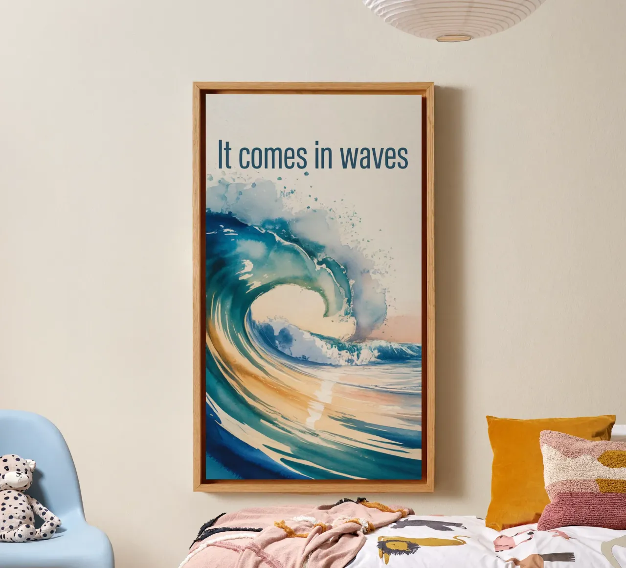 IT COMES IN WAVES canvas by 20 Farben