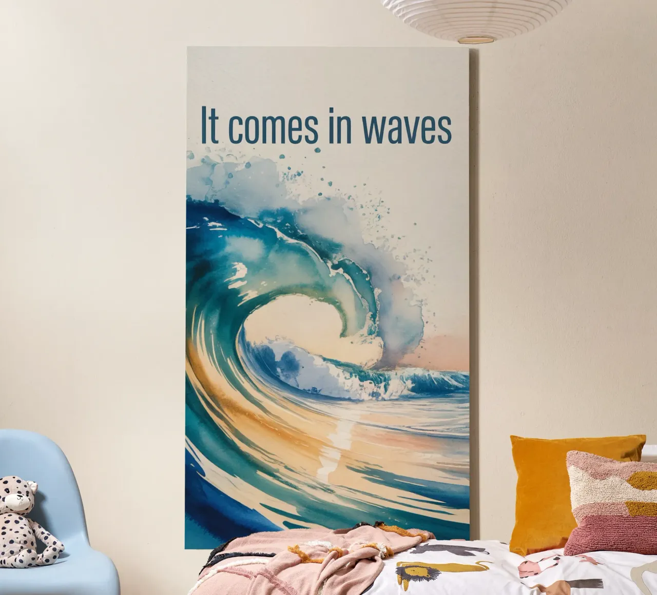 IT COMES IN WAVES canvas by 20 Farben