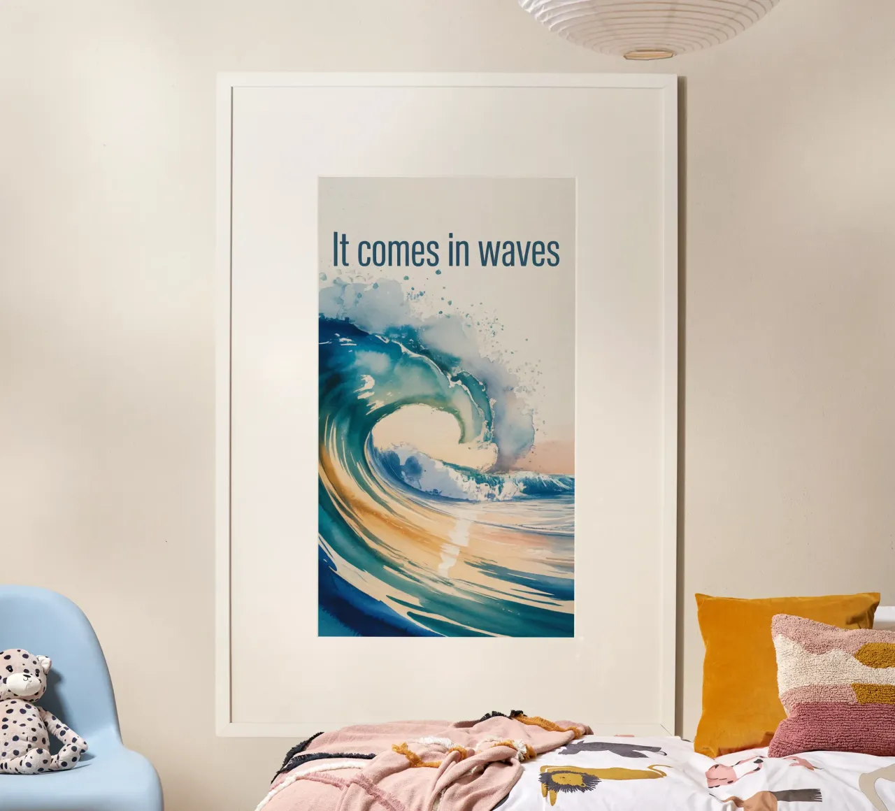 IT COMES IN WAVES carta hahnemühle da 20 Farben