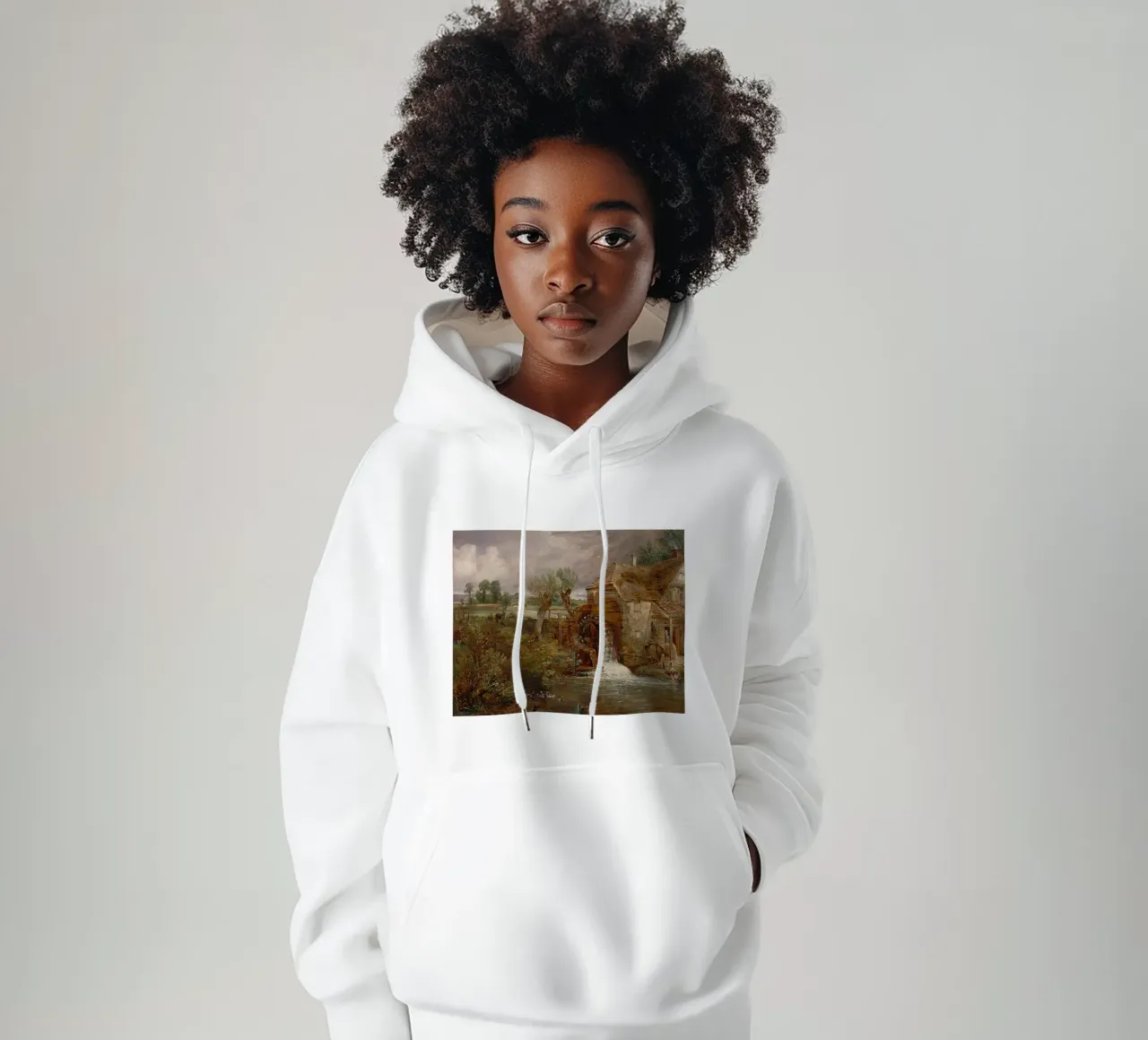 Arte de John Constable sudadera con capucha de Brooke