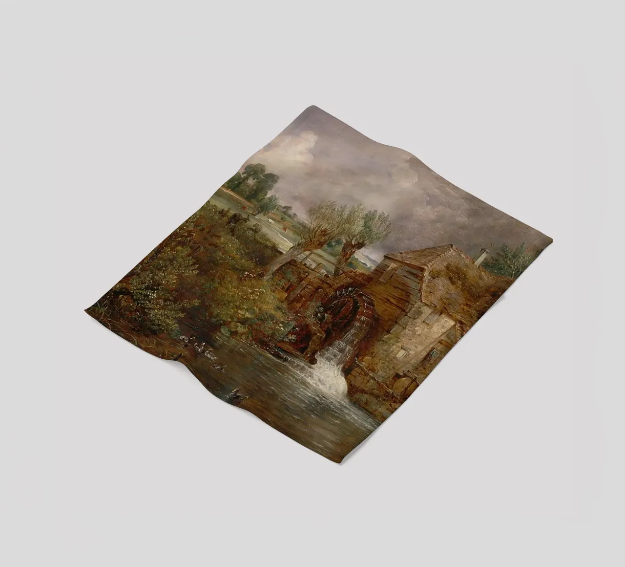 John Constable Art fleece blanket by Brooke